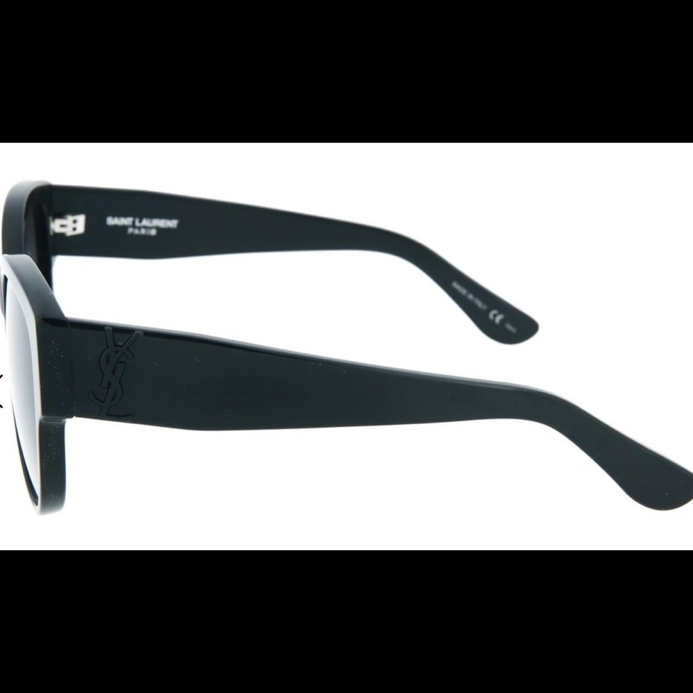 Black Grey - Saint Laurent - Saint Laurent Round/Oval Sunglasses